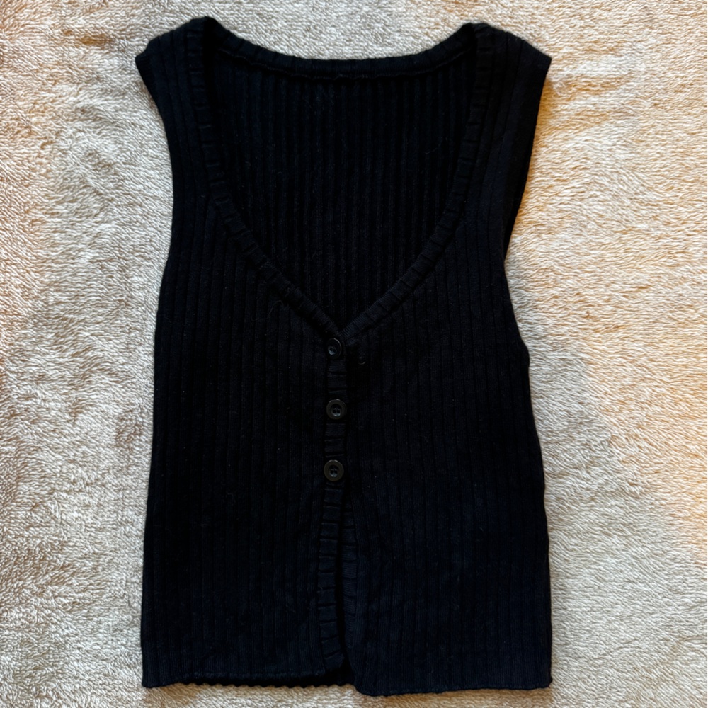 SHEIN Black Knit Top